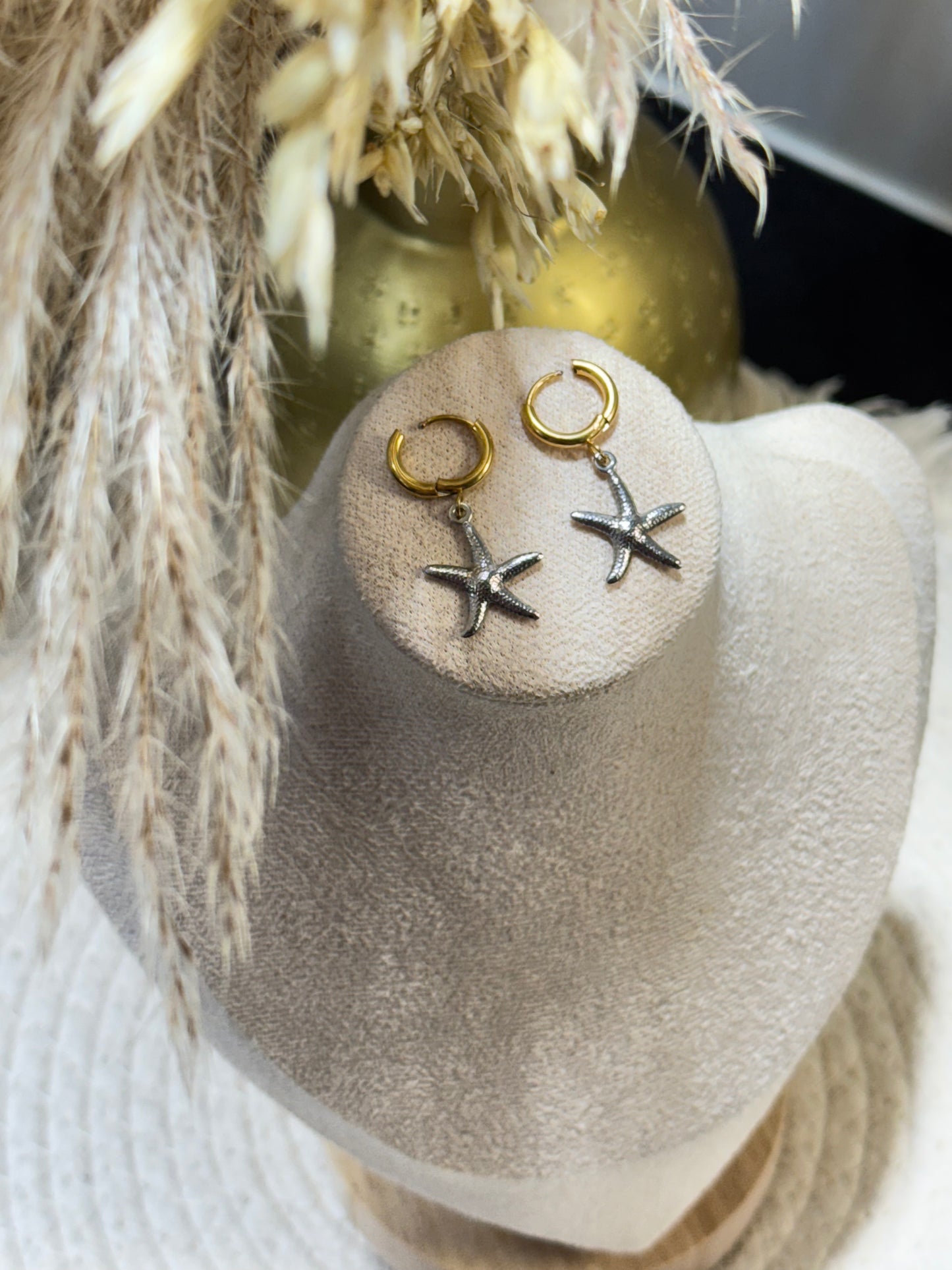 Boucles d’oreilles en acier inoxydable