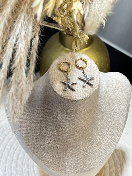 Boucles d’oreilles en acier inoxydable